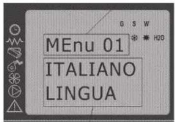 QLIMA Isotta 94 Sline - Menu 04 - Régler langue - 1