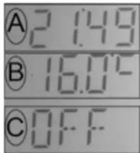 QLIMA Lindara 100Sline - INFORMATIE OP HET LCD SCHERM TUIDENS NORMAAL GEBRUIK - 1
