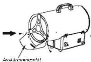 QLIMA GFA1015 - INLEDNING TILL INSTALLATION AV GFA1015 AVSKÄRMNINGSPLÅT - 3