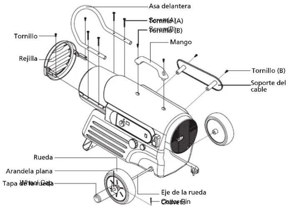 QLIMA DFA1650 Premium - MONTAJE DEL CALEFACTOR - 3
