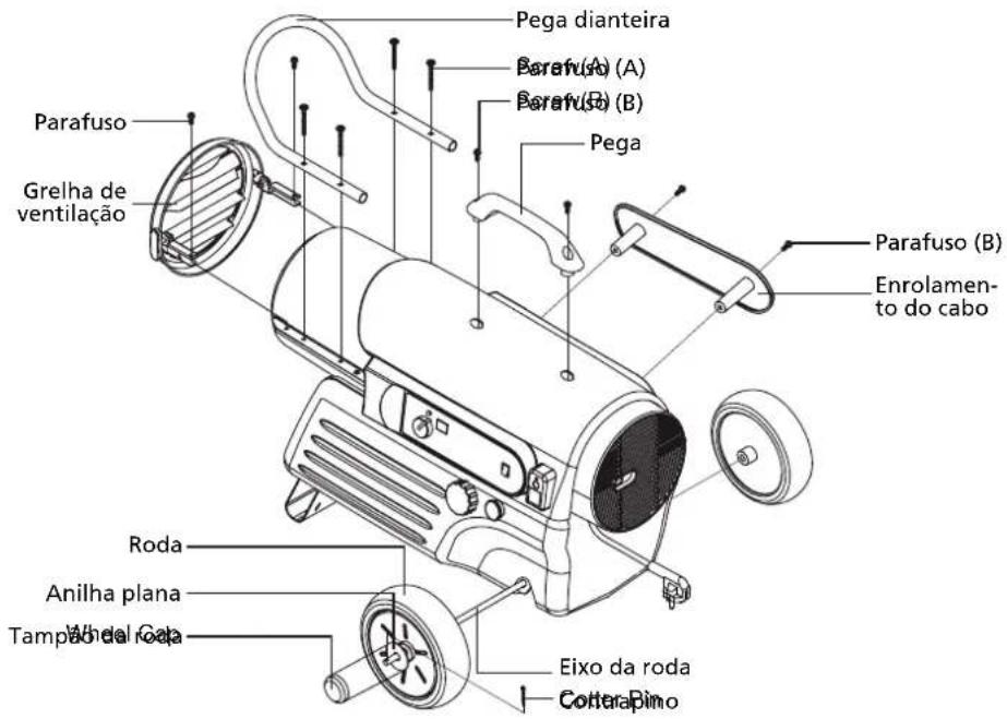 QLIMA DFA1650 Premium - MONTAGEM DO AQUECEDOR - 5