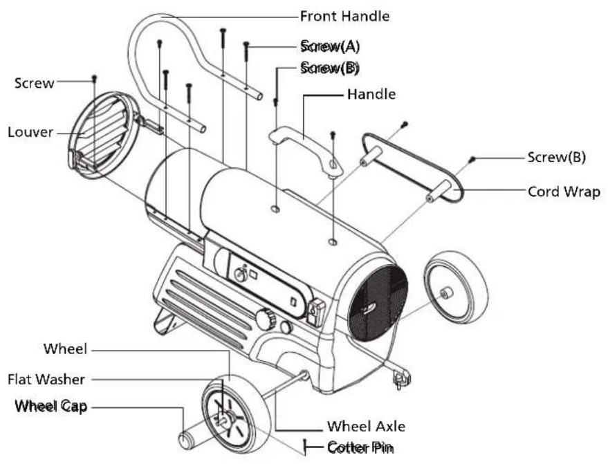 QLIMA DFA1650 Premium - ASSEMBLING THE HEATER - 6