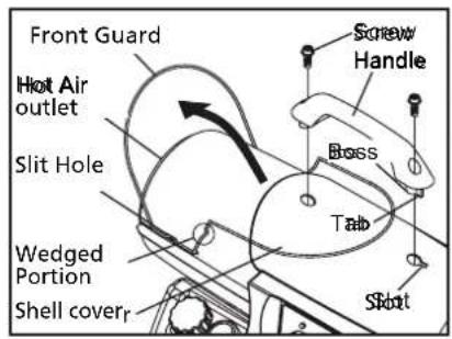 QLIMA DFA4100 Premium - ASSEMBLING THE HEATER - 4