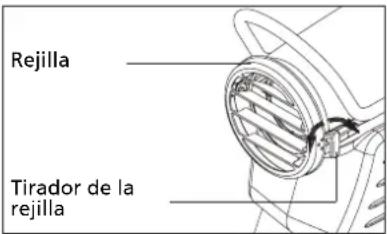 QLIMA DFA4100 Premium - AJUSTE DE LA DIRECCIÓN DEL FLUJO DE AIRE MEDIANTE LA REJILLA - 1