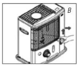 QLIMA R8128SC2 - L ENSURE THAT THE HEATER IS OFF AND COMPLETELY COOL BEFORE STARTING TO REPLACE THE WICK. - 12