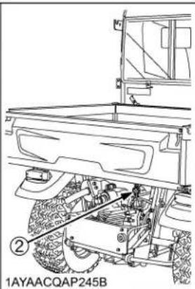 KUBOTA RTVX1100C - Vérification de l'alarme de recul [si équipée] - 2