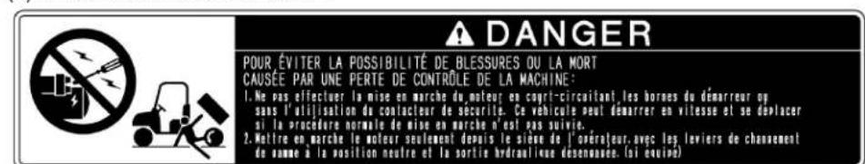KUBOTA RTVX1100C - Étiquettes de DANGER, d'avertissement et d'attention - 2