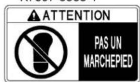 KUBOTA RTVX1100C - Étiquettes de DANGER, d'avertissement et d'attention - 6