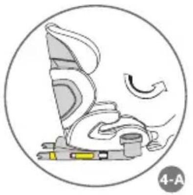 Foppapedretti Best duoFIX - Adjusting the seating position of the child seat - 1