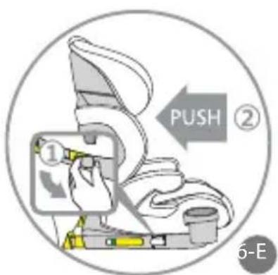 Foppapedretti Best duoFIX - Aπασφάλιση τοῦ παιδικόν καθίσματος autoKivntou - 5