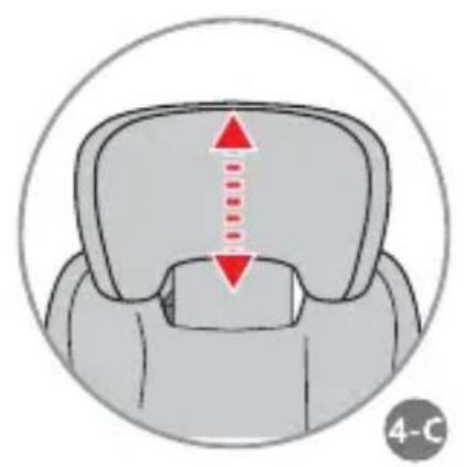 Foppapedretti Best duoFIX - Adjusting the headrest - 2