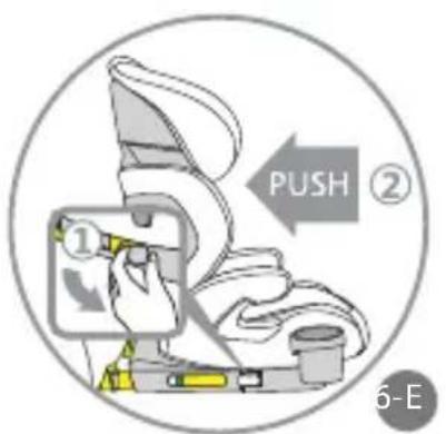 Foppapedretti Best duoFIX - Unfastening your child seat - 5