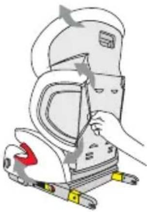 Foppapedretti Best duoFIX - COMMENT ENLEVER ET REMETTRE LA HOUSSE - 1