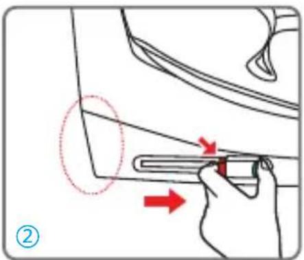 Foppapedretti FP360 - Unlocking the ISOFIX system - 2