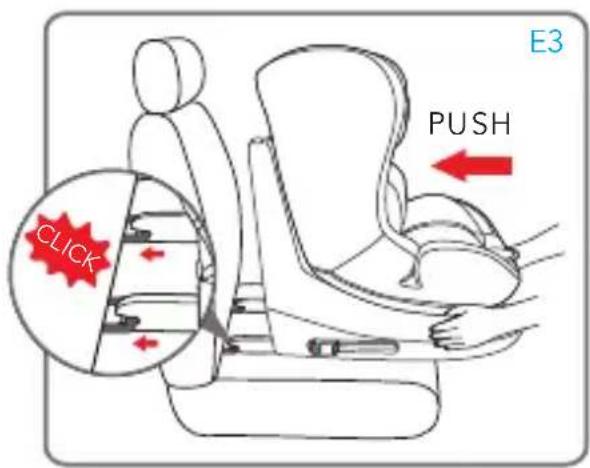 Foppapedretti FP360 - INSTALAÇÃO 2 - Instalação da cadeira com o cinto de segurança de 3 pontos e os conectores ISOFIX - 3