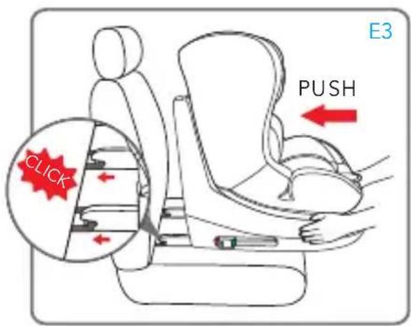 Foppapedretti FP360 - INSTALLATION 2 - Einbau des Sitzes mit 3-Punkt-Gurt und ISOFIX-Verbindungen - 4