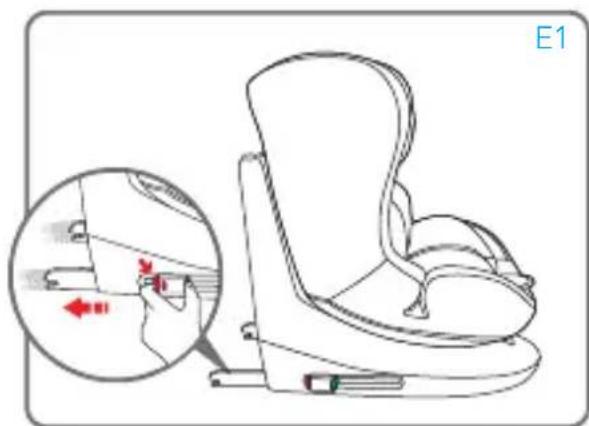 Foppapedretti FP360 - INSTALLATION 2 - Installing the seat with the 3-point seat belt and ISOFIX connectors - 1