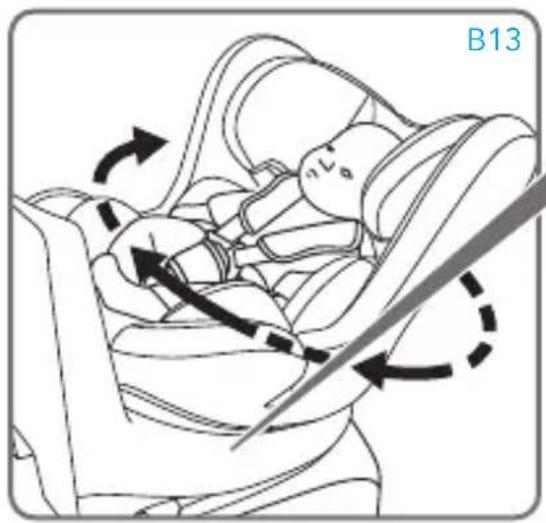 Foppapedretti FP360 - INSTALLING THE CAR SEAT IN THE VEHICLE - 1