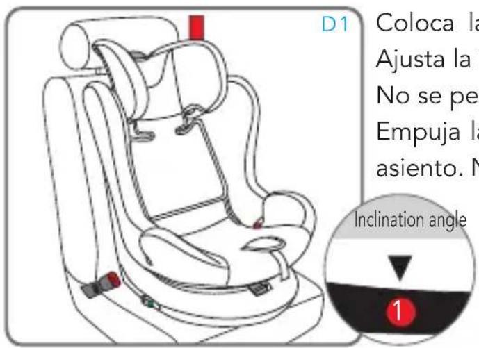 Foppapedretti FP360 - INSTALACIÓN 1 - Instalación de la silla de coche, utilizando únicamente el cinturón de 3 puntos suministrado con el vehículo - 1