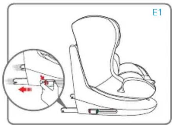 Foppapedretti FP360 - INSTALLATION 2 - Einbau des Sitzes mit 3-Punkt-Gurt und ISOFIX-Verbindungen - 1