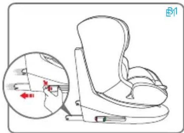 Foppapedretti FP360 - INSTALLATION 2 - installation du siège avec la ceinture de sécurité à 3 points et les connecteurs ISOFIX - 1