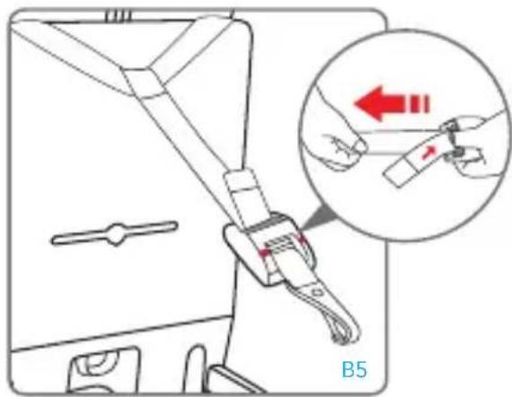 Foppapedretti FP360 - Desbloqueio do sistema ISOFIX e do Top Tether - 1