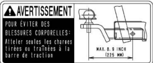 KUBOTA RTVX900 - Attention - 10