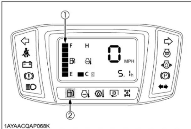 KUBOTA RTVX900 - Jauge à carburant - 1