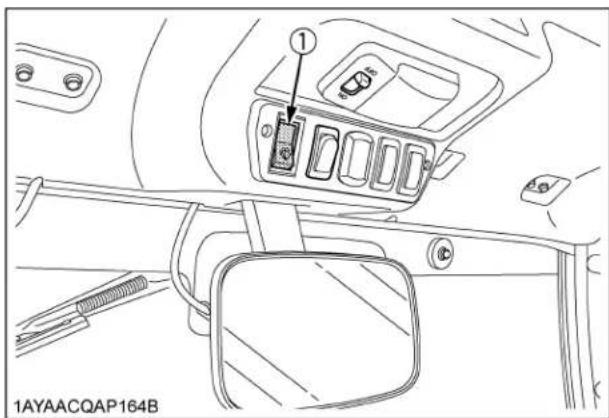 KUBOTA RTVX900 - Interrupteur de l'essuie-glace / lave-glace avant - 1
