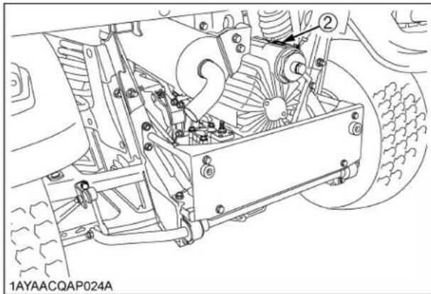 KUBOTA RTVX1140 - Mise hors service du vehicule et procedure a suivre - 3