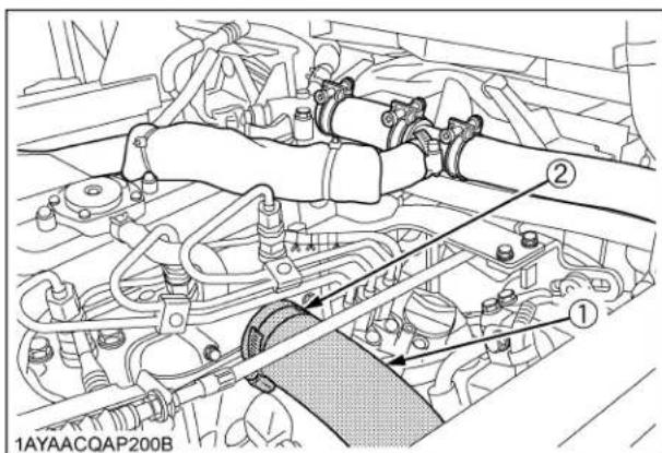 KUBOTA RTVX1140 - ■ Verification du circuit d'admission d'air - 2