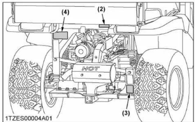 KUBOTA RTV520 - AVENTISSEMENT - 2