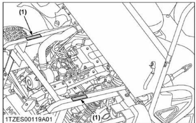 KUBOTA RTV520 - AVENTISSEMENT - 1