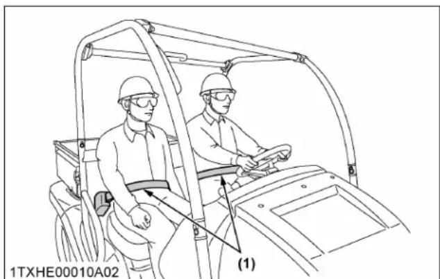 KUBOTA RTV520 - AVERTISSEMENT - 1