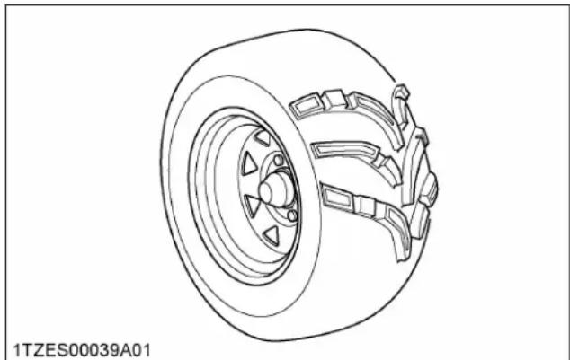 KUBOTA RTV520 - Type de pneu et utilisation - 2