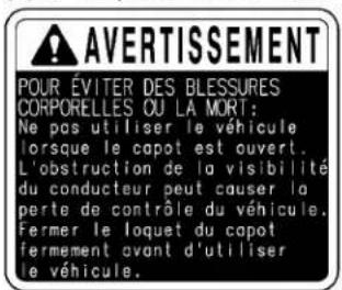 KUBOTA RTV520 - ÉTIQUETTES DE SECURITE - 3