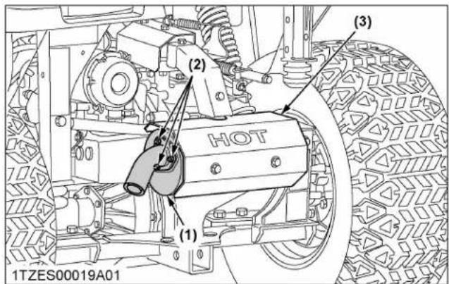 KUBOTA RTV520 - Procedure d'entretien et de nettoyage - 1