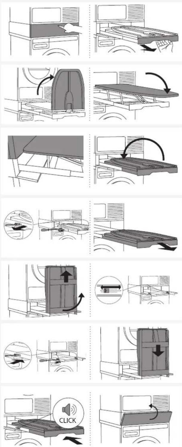 ASKO HDB1153W - SILITYSLAUDAN SÄÄTÄMINEN JA KIINNITYS (ENNEN ENSIMMÄISTÄ KÄYTTÖÄ) - 1