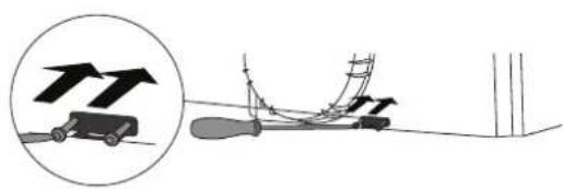 ASKO HDB1153W - ADJUSTING AND FIXING THE IRONING BOARD (BEFORE FIRST USE) - 203
