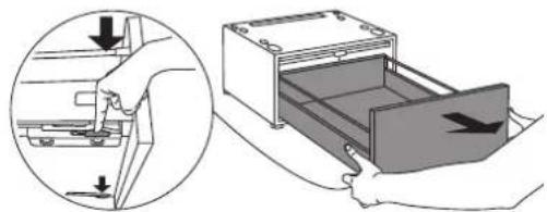 ASKO HPS5323W - INSTALLATION AND USE OF A PEDESTAL DRAWER - 4