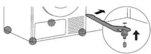 ASKO HPS5323W - INSTALLACION Y USO DE LA BASE CON CAJON DEBAJO DEL APARATO (PEDESTAL DRAWER) - 7