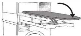 ASKO HI1153T - ADJUSTING AND FIXING THE IRONING BOARD (BEFORE FIRST USE) - 200