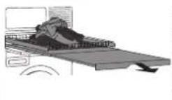 ASKO HI1153T - ADJUSTING AND FIXING THE IRONING BOARD (BEFORE FIRST USE) - 136