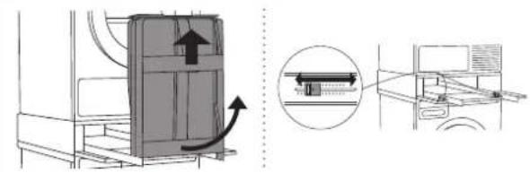 ASKO HI1153W - 调整和固定熨烫板(首次使用之前) - 5