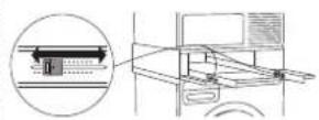ASKO HI1153W - Ajustage et fixation de la planche à repasser (avant la première utilisation) - 10