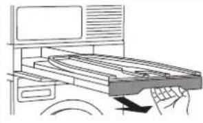 ASKO HI1153W - Ajustage et fixation de la planche à repasser (avant la première utilisation) - 2