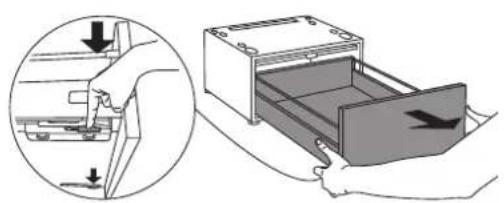 ASKO HPS533S - INSTALLACION Y USO DE LA BASE CON CAJON DEBAJO DEL APARATO (PEDESTAL DRAWER) - 3