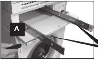 ASKO HPS532S - Installation de l'entretoise sur des machines déjà - 8