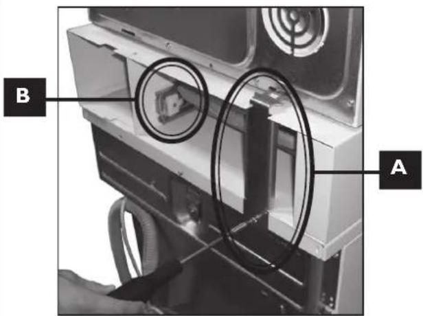 ASKO HPS532S - Installation d'une entretoise sur une nouvelle - 6