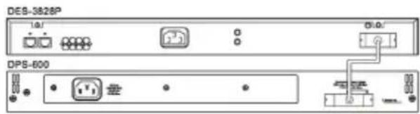D-LINK DPS700 - Connexion d'un DPS-600 à un commutateur - 1